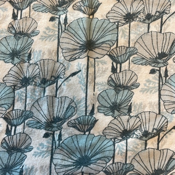 Kate Quinn Aqua Poppy T-Shirt - Picture 2 of 4